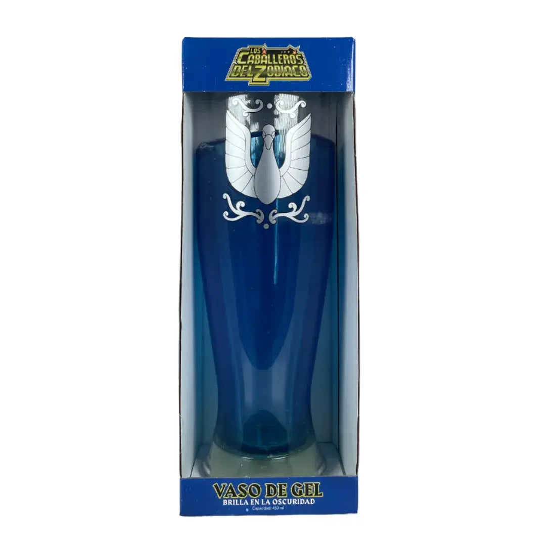 Vaso Mágico con liquido congelable Hyouga de Cisne Brilla en la Oscuridad - Anime Los Caballeros del Zodiaco
