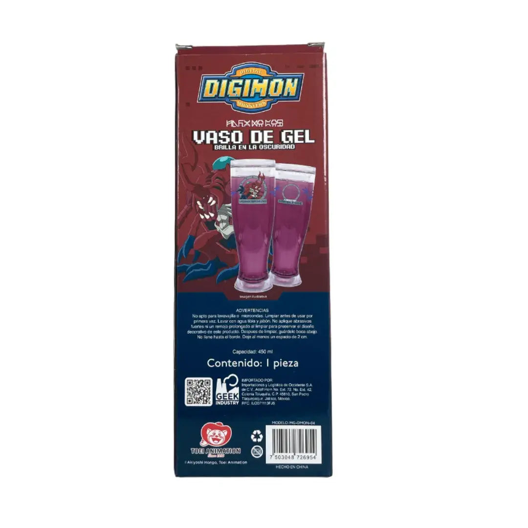 Vaso Mágico con liquido congelable Megakabuterimon Brilla en la Oscuridad - Anime Digimon