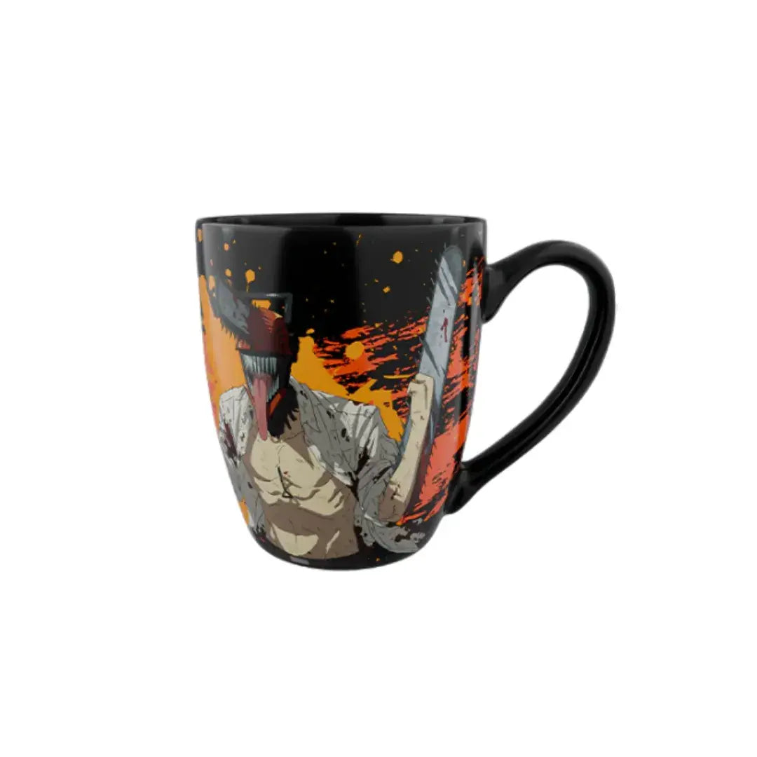 GEEK INDUSTRY VAJILLA CHAINSAW MAN (4 TAZAS, 4 BOWLS, 4 PLATOS) EDICIÓN LIMITADA
