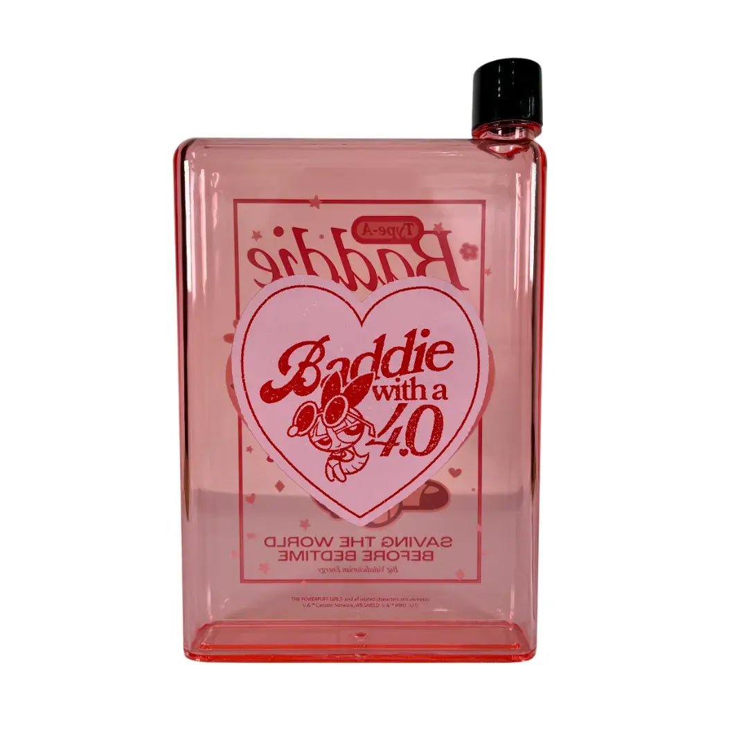 GEEK INDUSTRY - BOTELLA PLANA BOMBON - CHICAS SUPER PODEROSAS