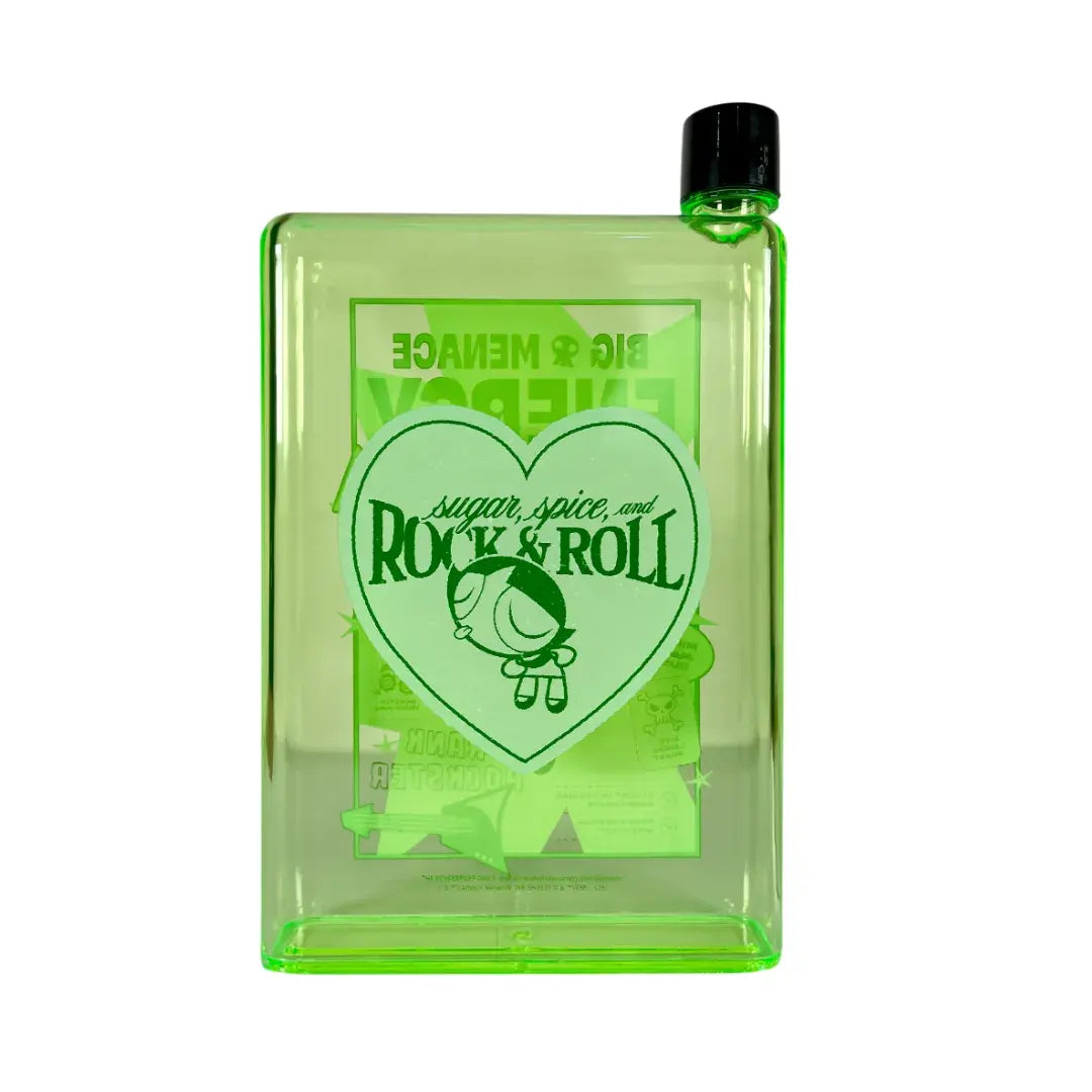 GEEK INDUSTRY - BOTELLA PLANA BELLOTA - CHICAS SUPER PODEROSAS