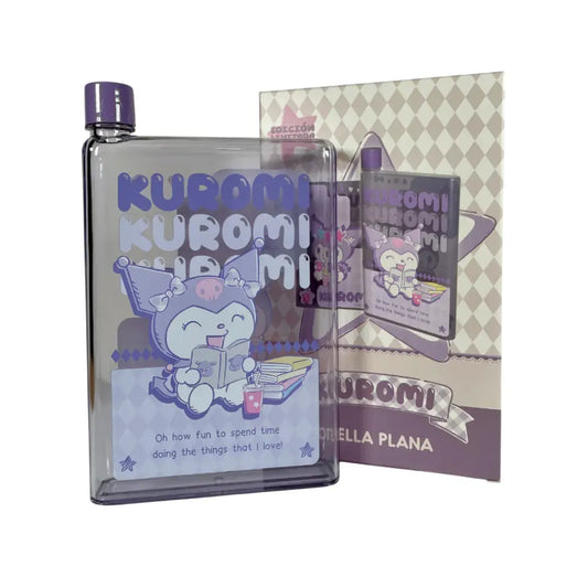 GEEK INDUSTRY - BOTELLA PLANA KUROMI - HELLO KITTY