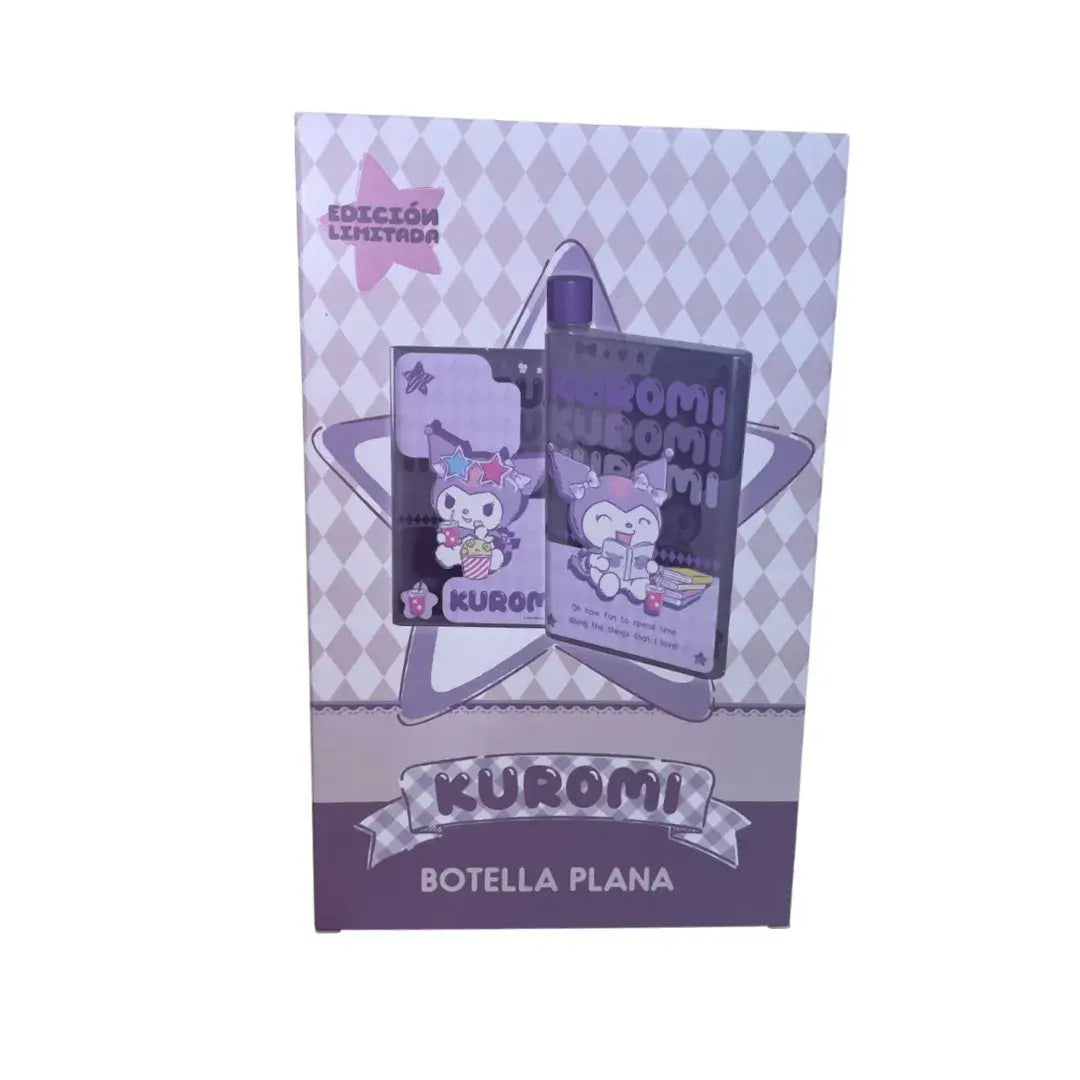 GEEK INDUSTRY - BOTELLA PLANA KUROMI - HELLO KITTY