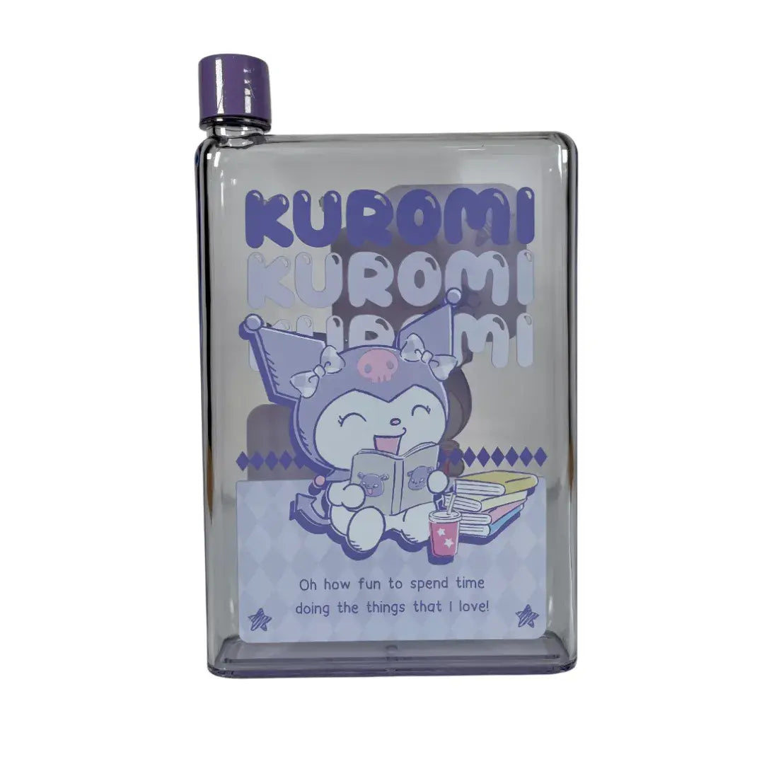 GEEK INDUSTRY - BOTELLA PLANA KUROMI - HELLO KITTY