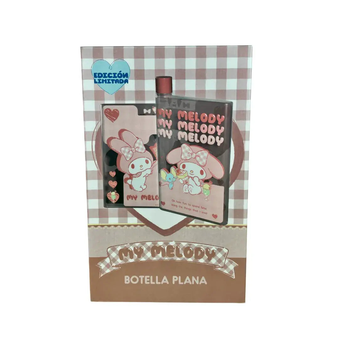 GEEK INDUSTRY - BOTELLA PLANA MY MELODY - HELLO KITTY