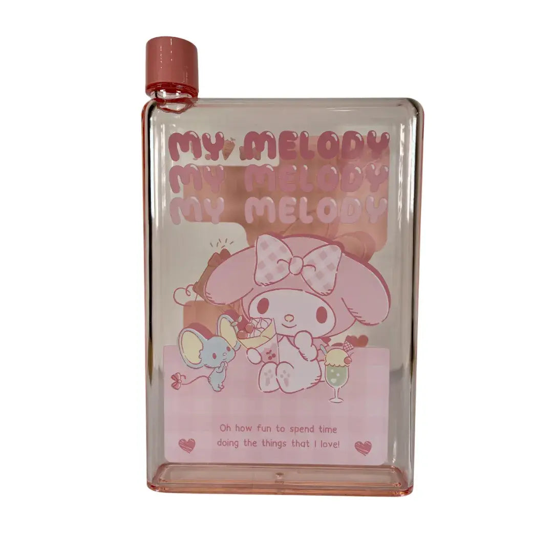 GEEK INDUSTRY - BOTELLA PLANA MY MELODY - HELLO KITTY