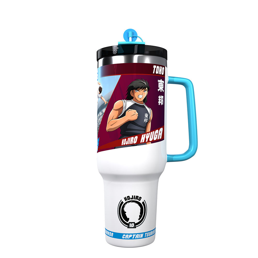 Termo Jumbo 1.1lt Capitan Tsubasa - Hyuga vs Tsubasa