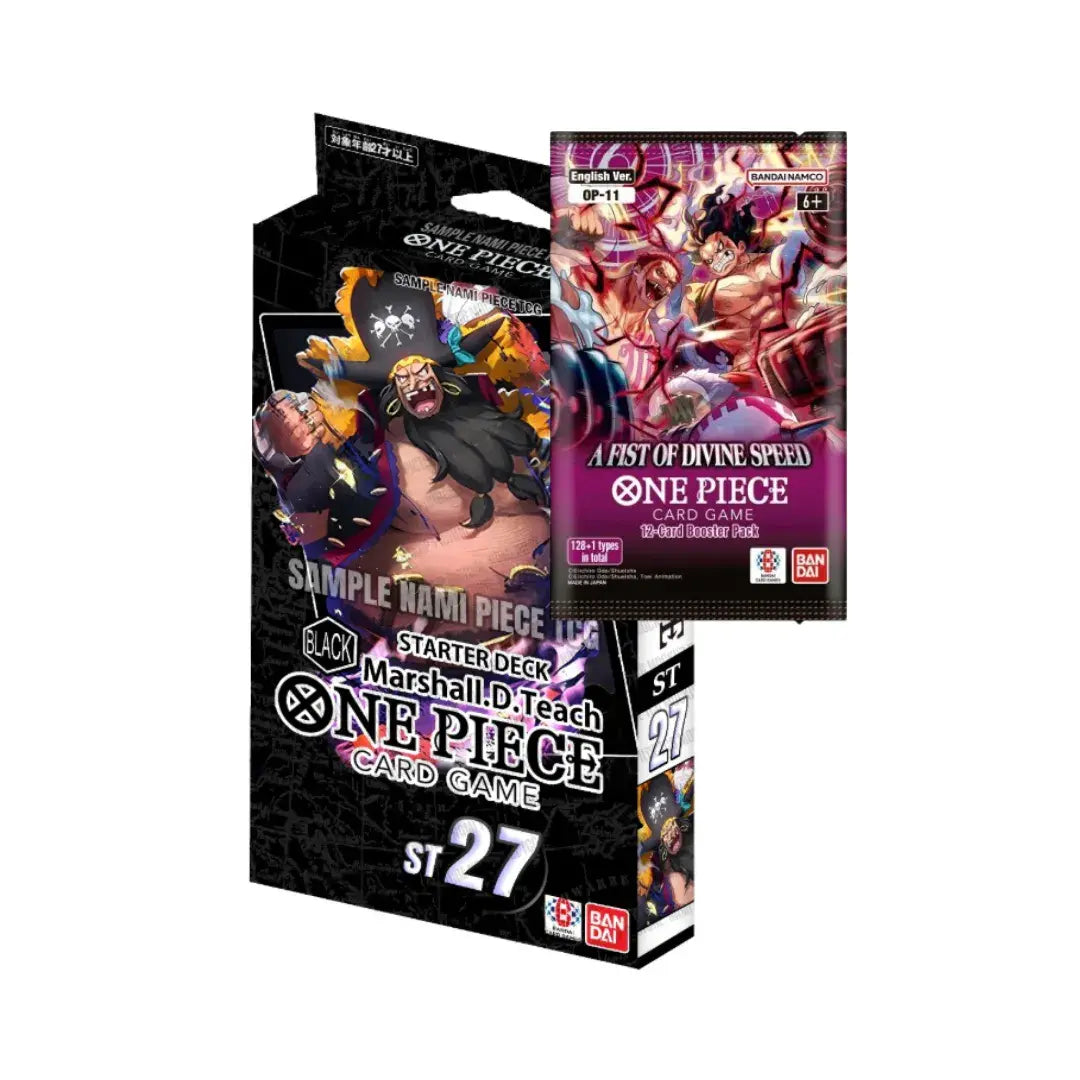 ONE PIECE TCG – Starter Deck Black Marshall D. Teach ST27 | Mazo de Inicio Oficial