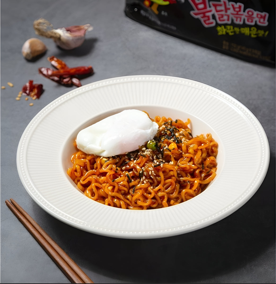 RAMEN COREANO - BULDAK INSTAN PICANTE POLLO 140G