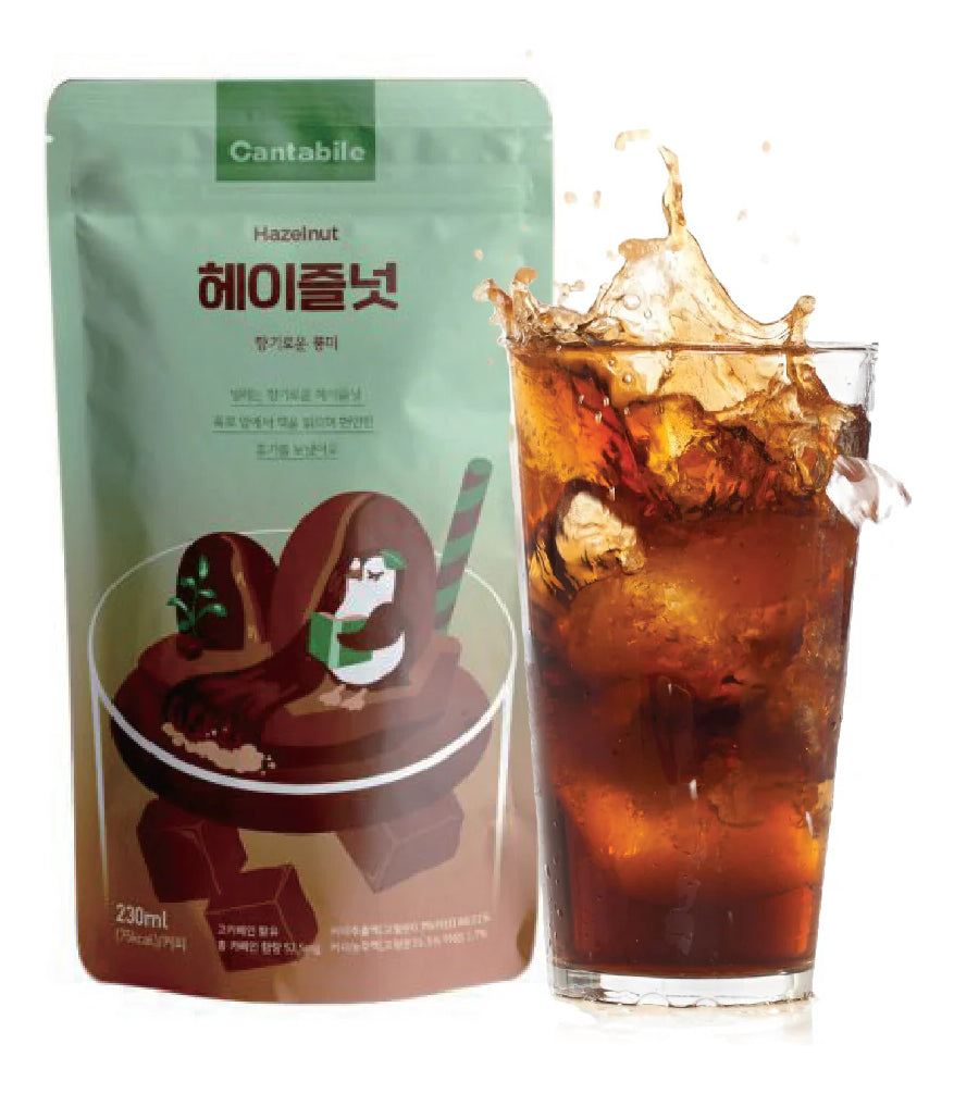 BEBIDA COREANA EN BOLSA SABOR CAFÉ CON AVELLANA 230ML