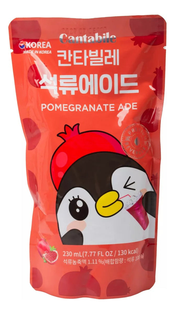 BEBIDA COREANA EN BOLSA SABOR GRANADA 230ML