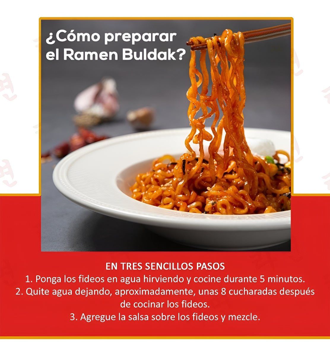 RAMEN COREANO - BULDAK INSTAN PICANTE POLLO 140G