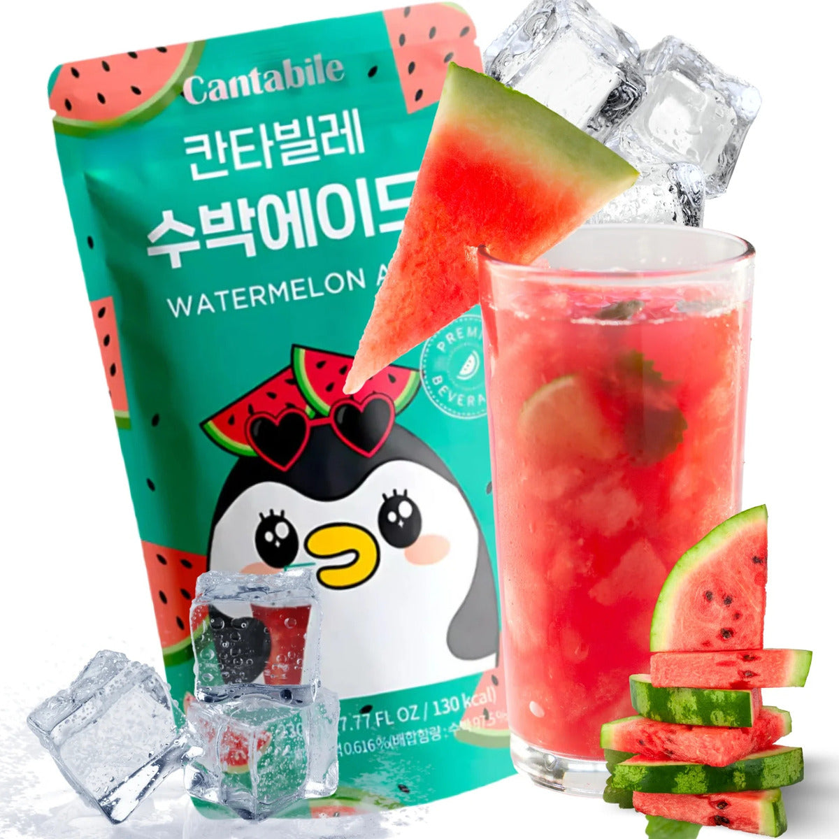 BEBIDA COREANA EN BOLSA SABOR SANDÍA 230ML