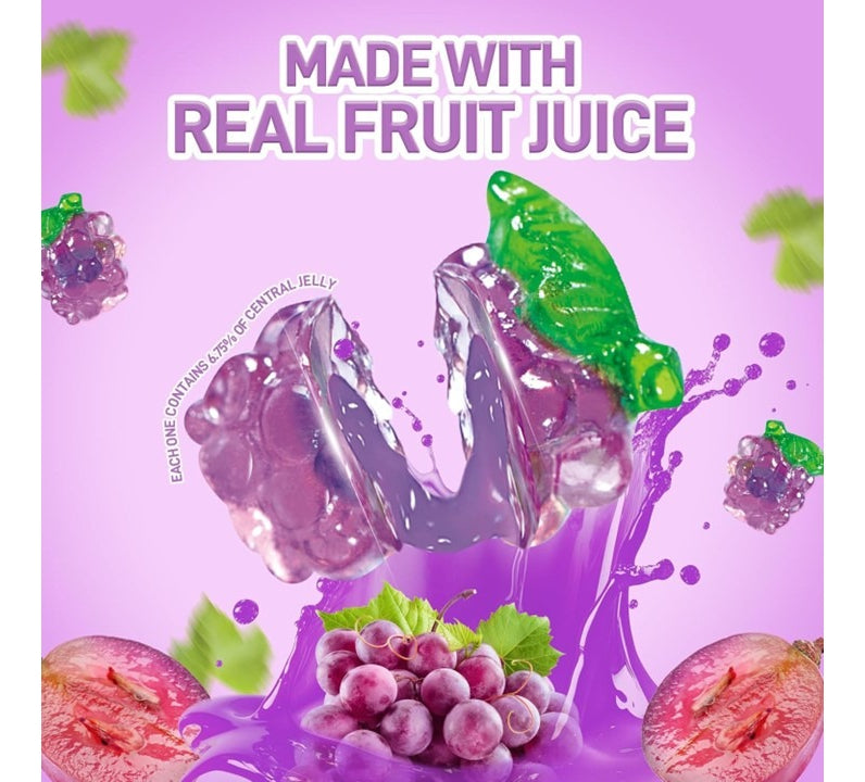 ASIAN SNACKS - GOMITAS RELLENAS DE UVA 4D 65G