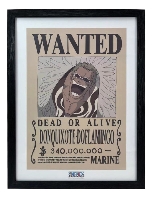 GEEK INDUSTRY - CANVAS CARTEL DE RECOMPENSA DONQUIXOTE DOFALAMINGO - ONE PIECE