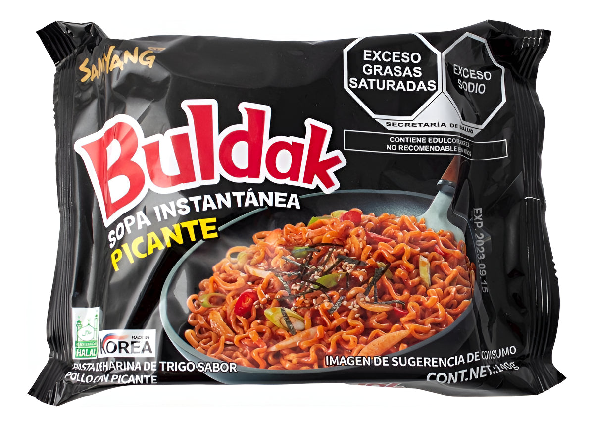 RAMEN COREANO - BULDAK INSTAN PICANTE POLLO 140G