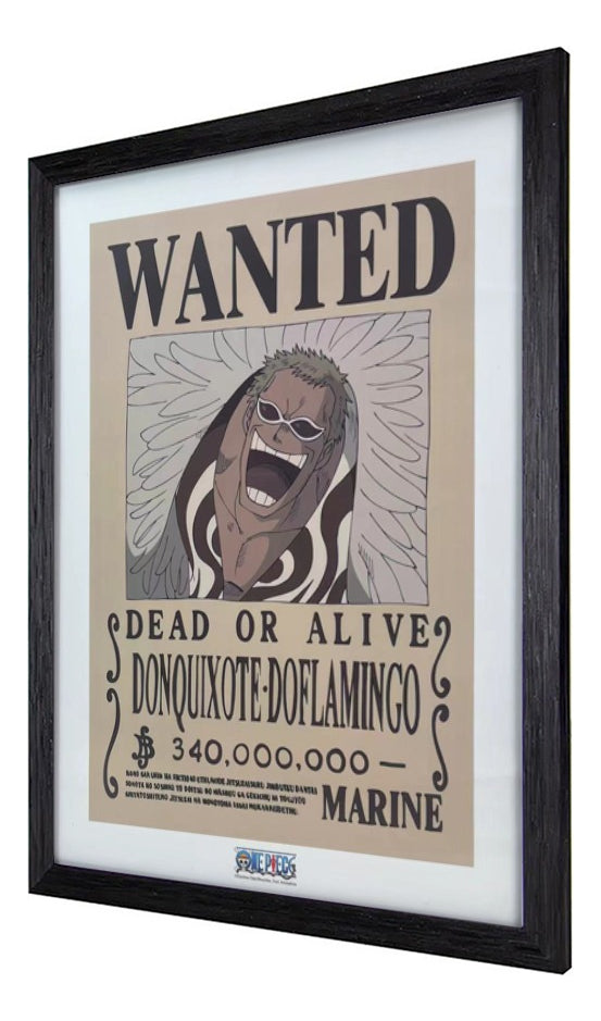 GEEK INDUSTRY - CANVAS CARTEL DE RECOMPENSA DONQUIXOTE DOFALAMINGO - ONE PIECE