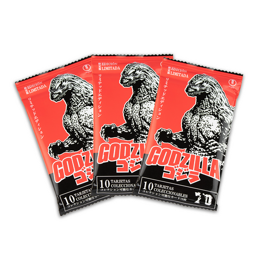 Sobre Tarjetas Godzilla TCC - 3 Pack