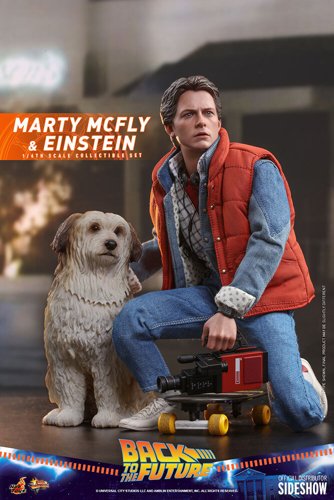 Hot Toys 16 Scale Marty Mcfly With Einstein Back To The Future